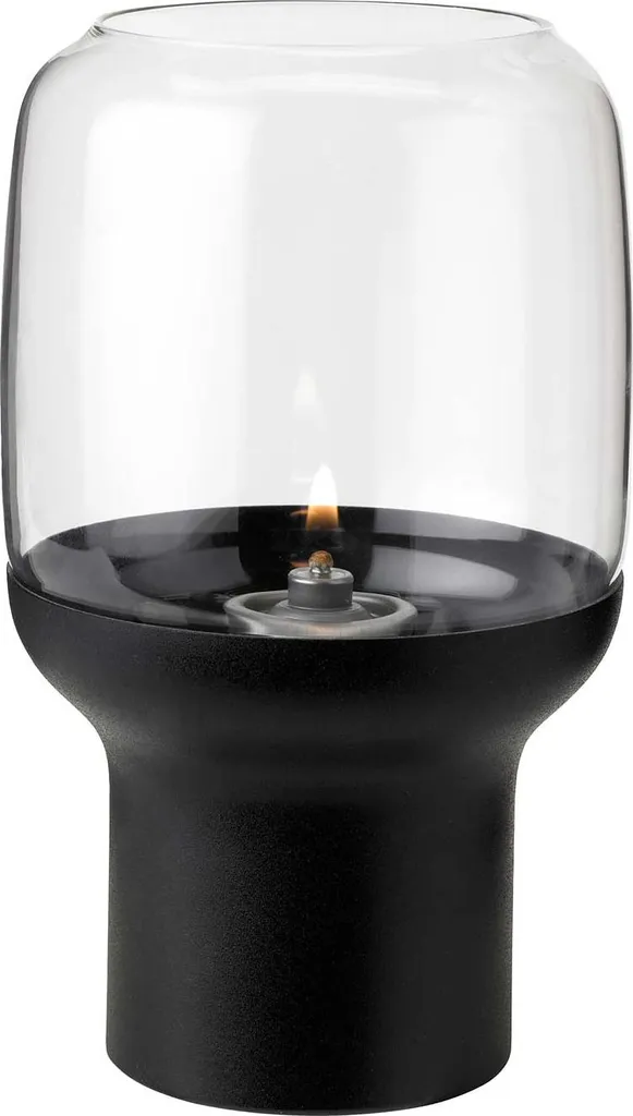 Porte-bougie pour salon moderne Stelton Hoop lanterne d'ambiance noire
