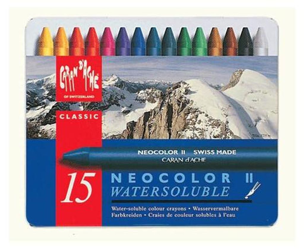 CARAN D'ACHE Crayon de cire aquarelle NEOCOLOR II, étui de Image du produit 