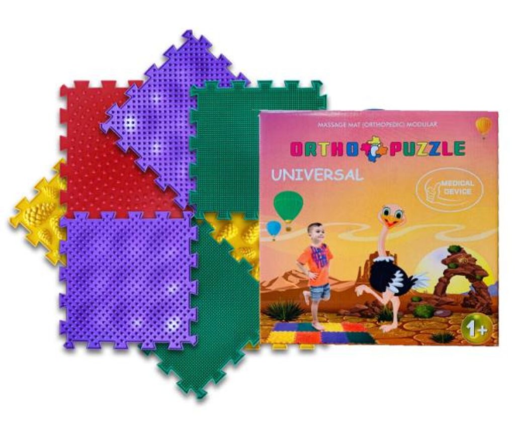PROMO Polesie 47217 Orthopädische modulare Massagematte ORTHO PUZZLE Universal