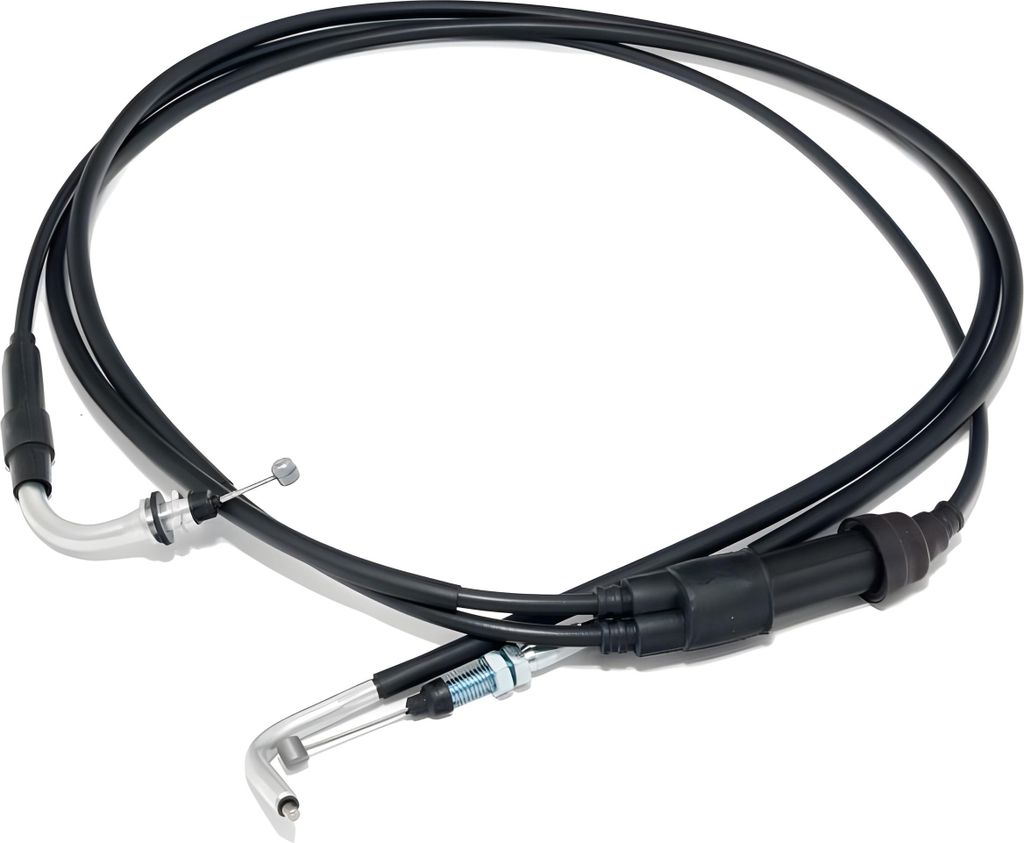 BestPrice Gaszug zum Vergaser komplett kompatibel mit Peugeot Speedfight 1 + 2 (mit mech. Ölpumpe)