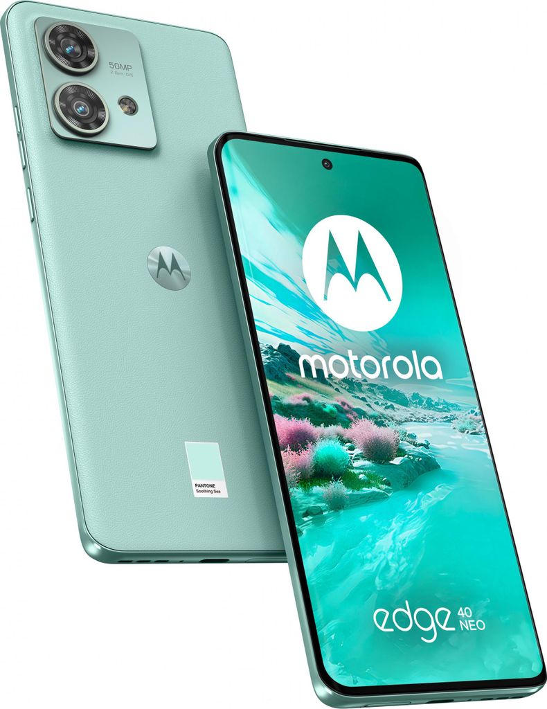 Motorola Edge 40 Neo 5G Smartphone 12GB/256GB Soothing Sea Produktbild 