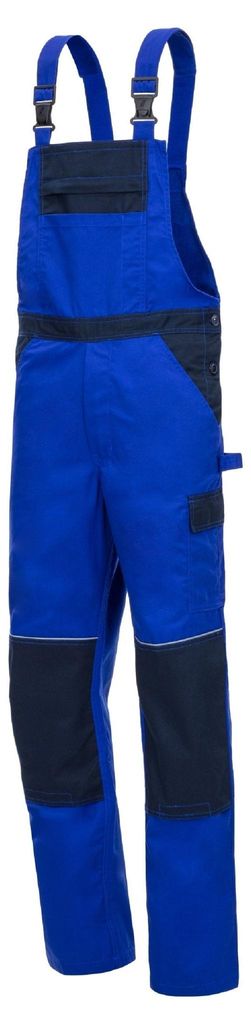 Arbeitshose Nitras Motion Tex Light Latzhose | blau | 245 g/qm | Gr.52