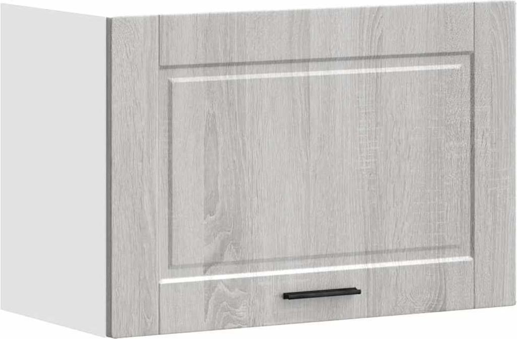 "SALE 2026"Küchen-Hängeschrank/Buffet Küche - elegantes Design - Küchenmöbel/Buffetschrank - Porto Grau Sonoma Holzwerkstoff - Küchenschränk...