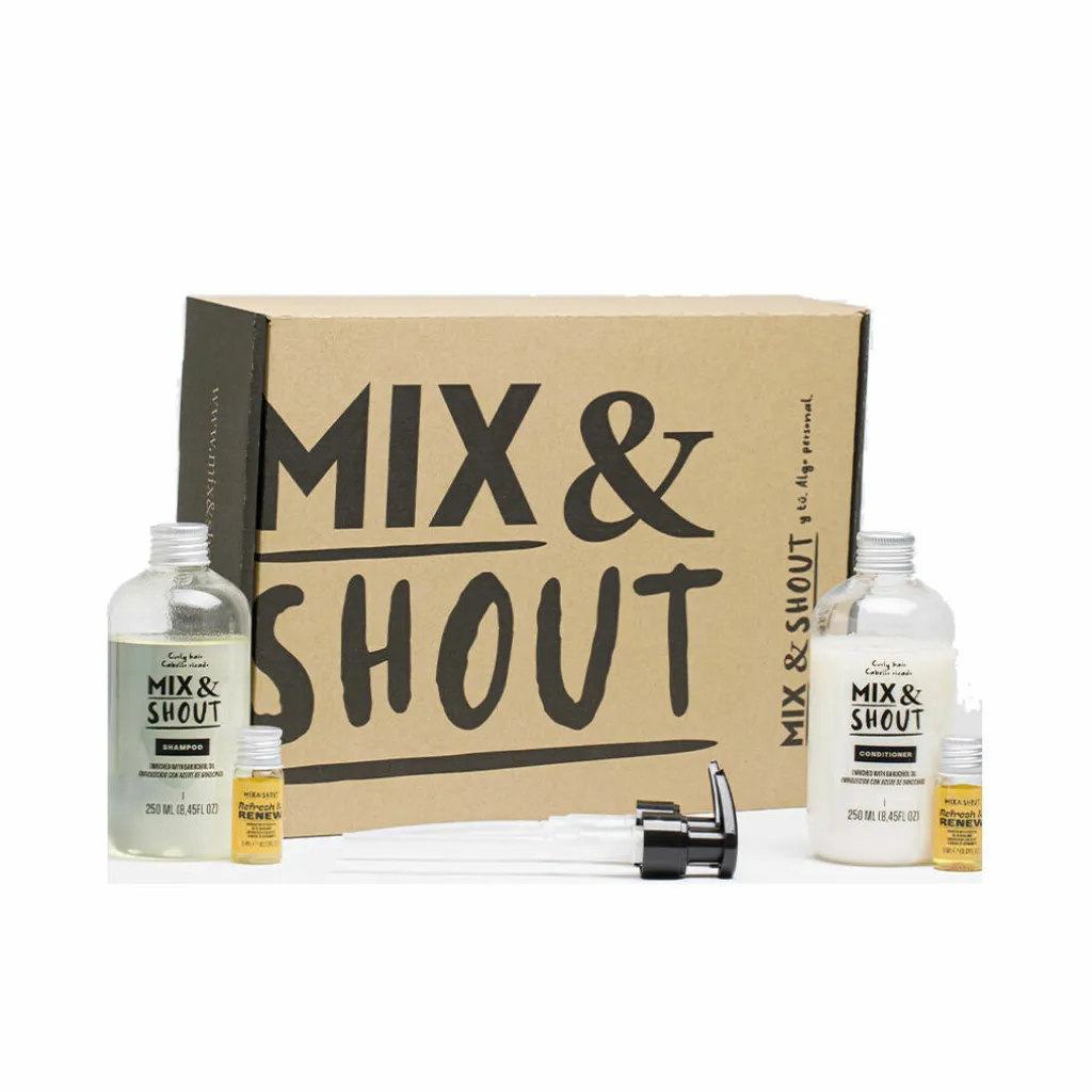 Pack Cheveux Bouclés Solution Anti-Casse Shampoing Conditionneur 4pc