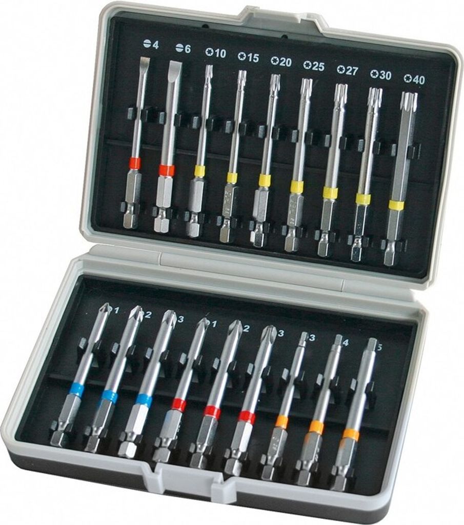 HM Müllner Bit Box 18tlg. Farbleitsystem S2-Stahl Sechskant Produktbild 