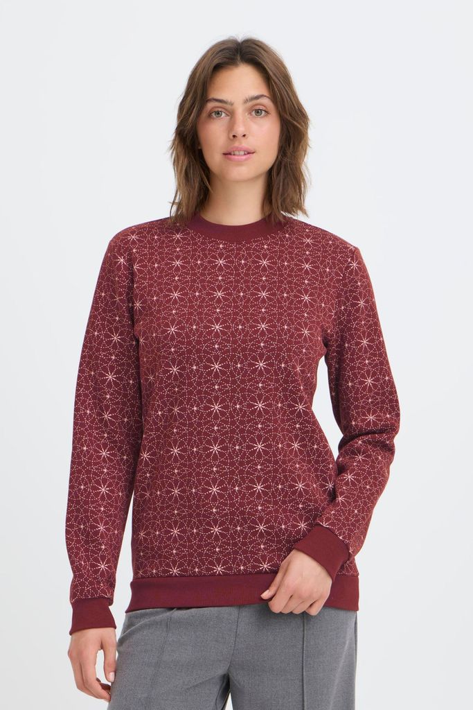OXMO OXKAREN ONECK Damen Pullover Baumwollmischung regular fit