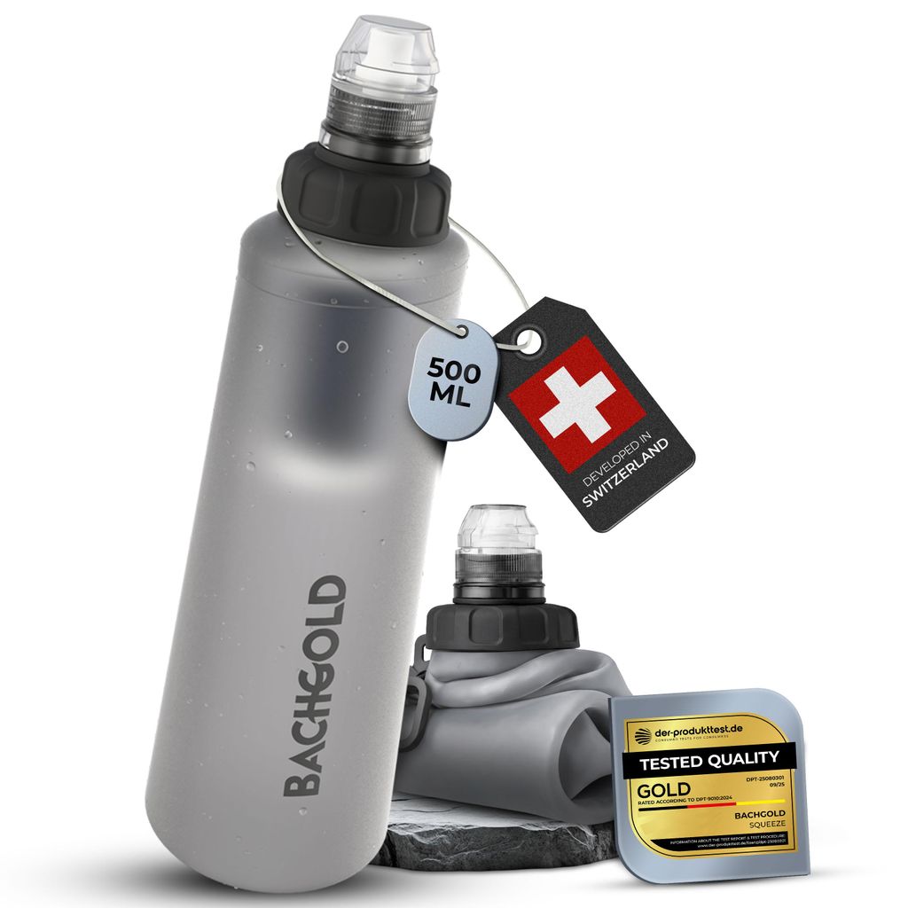 Filtro de agua portátil Bachgold, color blanco, 500 ml – Imagen del producto 