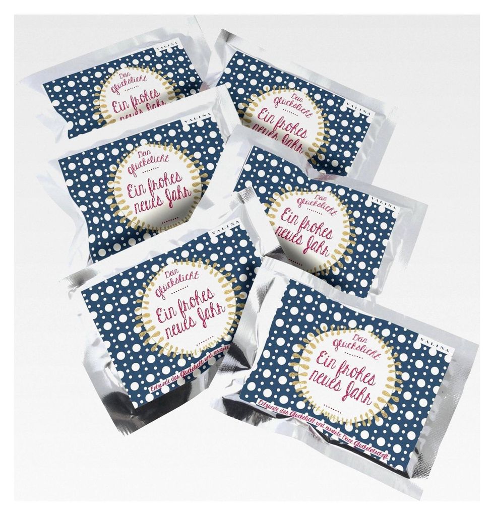Glückslicht | Edition "Pattern" | Ein frohes neues Jahr | 6er-Set