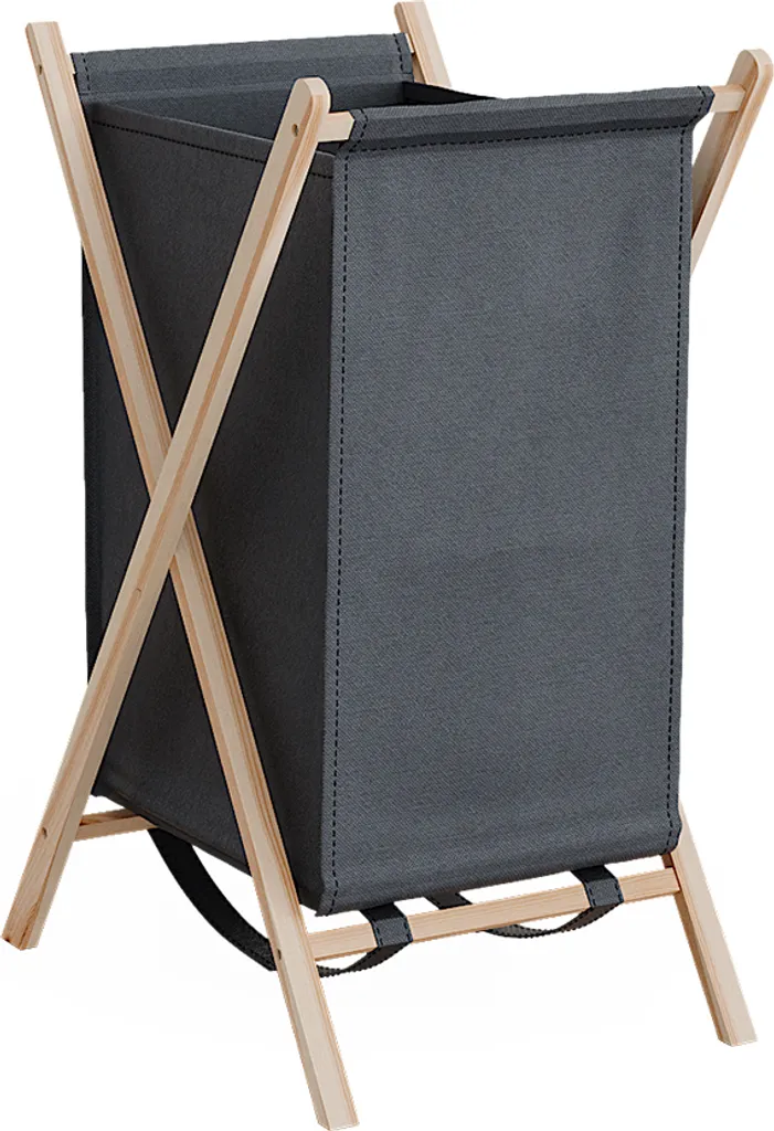Vicco Bruno Panier à Linge Gris 40x64cm Modèle 49384 pour Salle de Bain