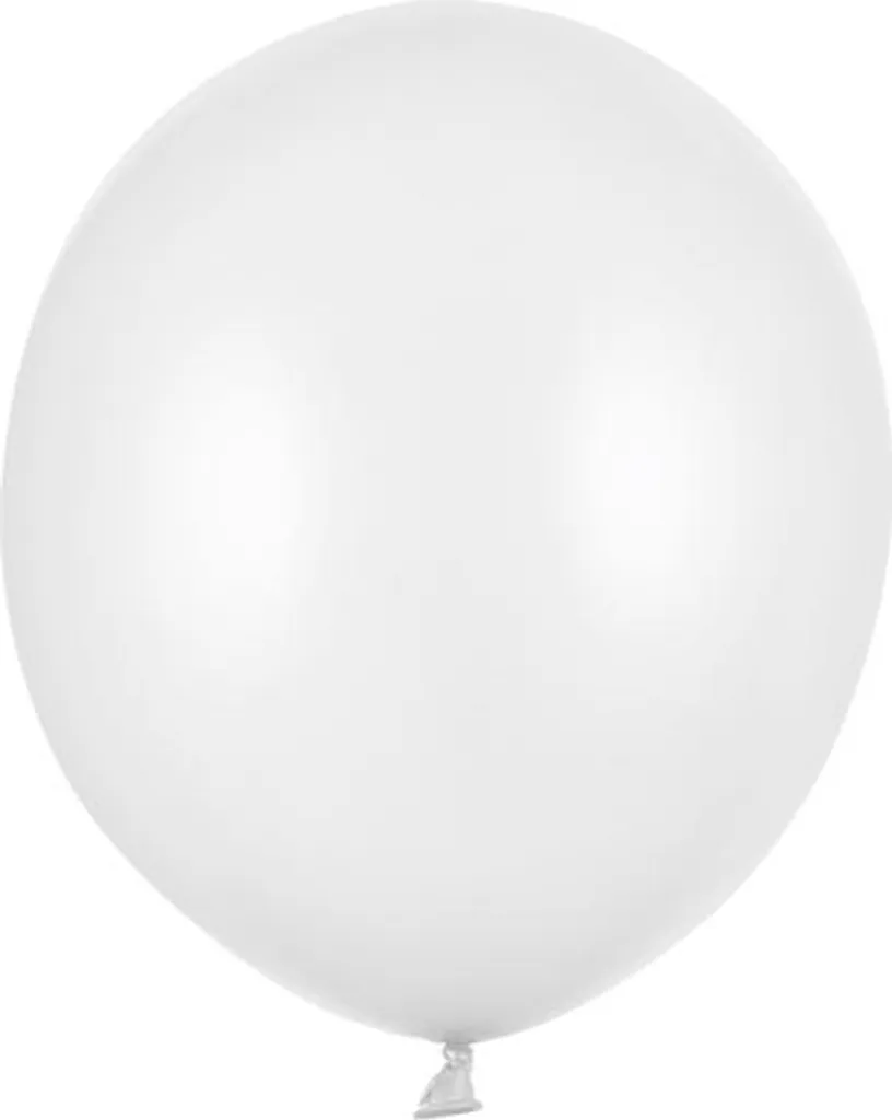 Ballons Mariage et Baptême Blanc Métallique 43 cm Latex Durable