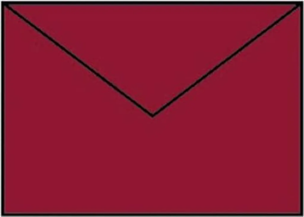Enveloppe B6 Rosso 100g de Rössler Paperado avec Fermeture Humide