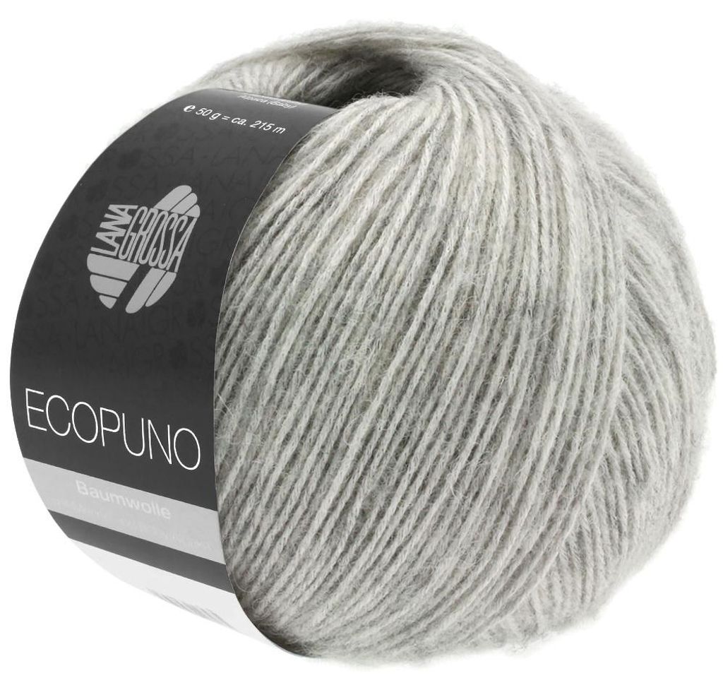 Lana Grossa - Ecopuno 0014 hellgrau Produktbild 