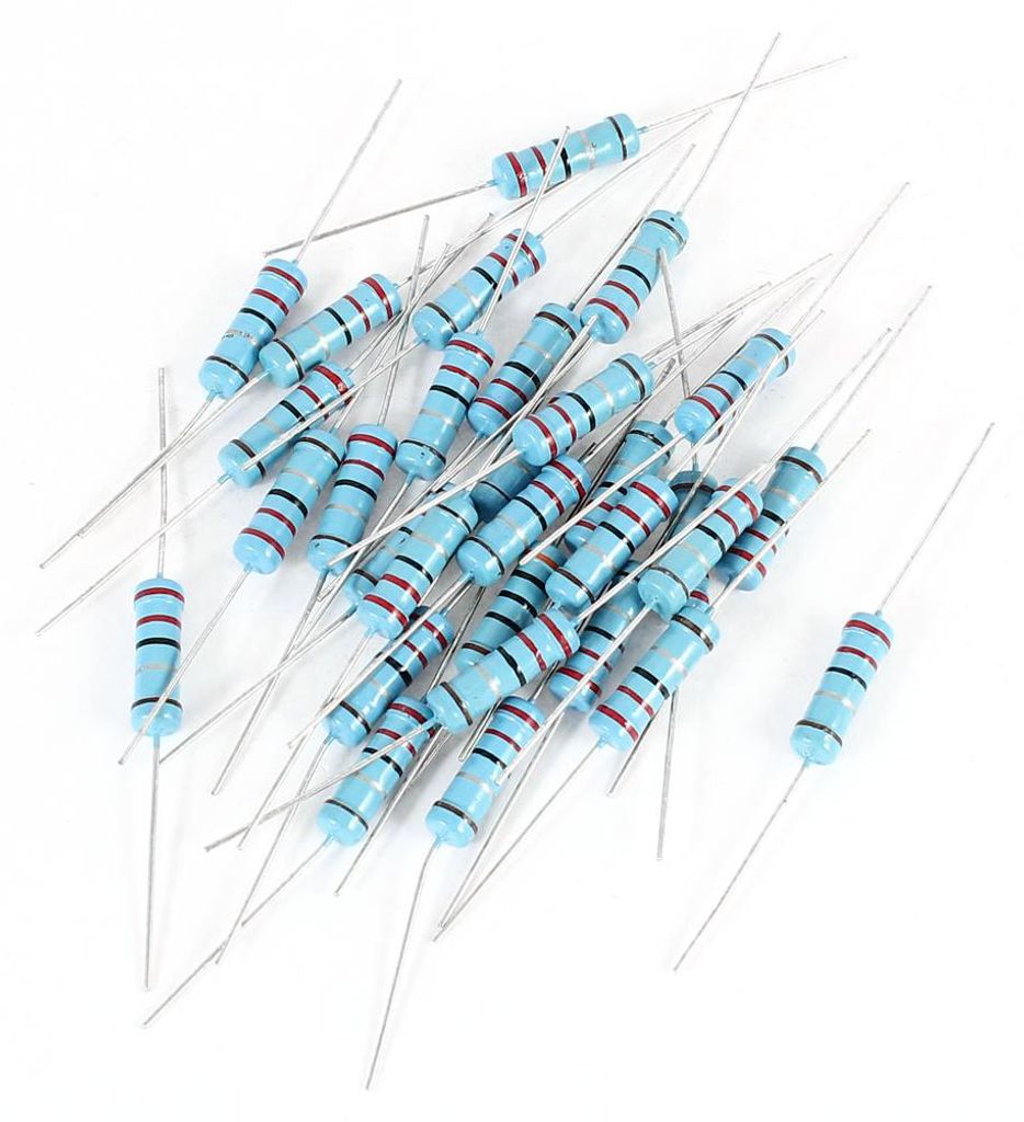 30 STK Axial Leitung 2W 1% Toleranz 2.2 Ohm Druckfest Metall Folie Wiederstand DE de