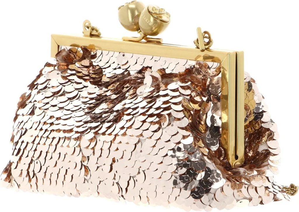 Pochette Ted Baker Rose Gold Sequinz - Accessorio Eventi Luxury - 2