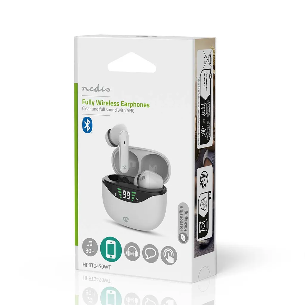 Auricolari TWS ANC Premium - 30 Ore Batteria e Design Ergonomico - 6