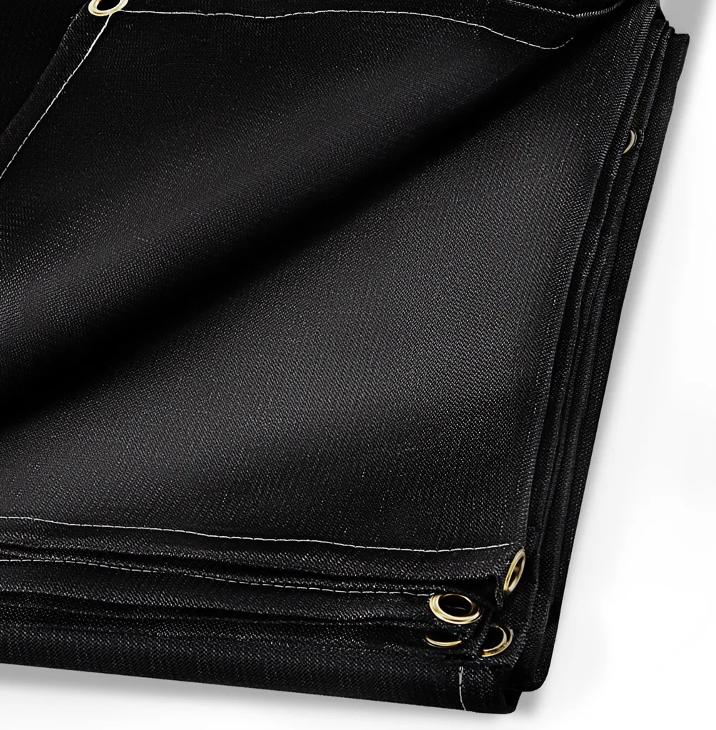 Coperta per Saldatura Weldinger 8'x 10' Ignifuga Professionale Nero
