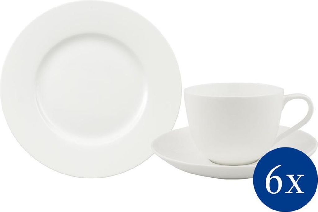 Villeroy & Boch Kaffeeservice NOBLESSE/ROYAL weiß Kombiservice