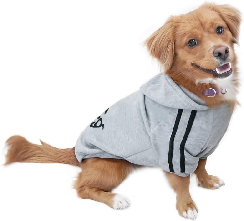 Eastlion adidog Hund Puppy Haustierkleidung, Pullovermantel-T-Shirt, xl