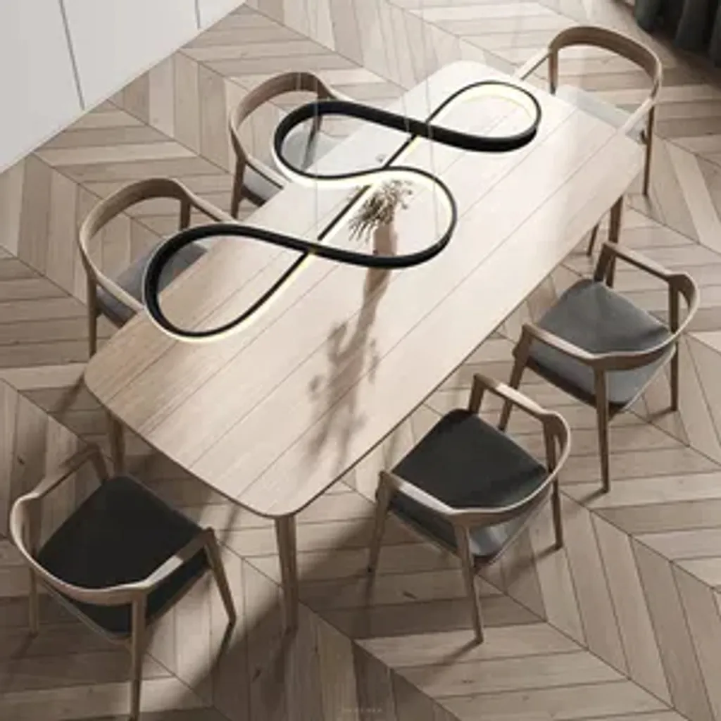 Lampe de Table LED à Intensité Variable avec Télécommande Noire 47W - 2