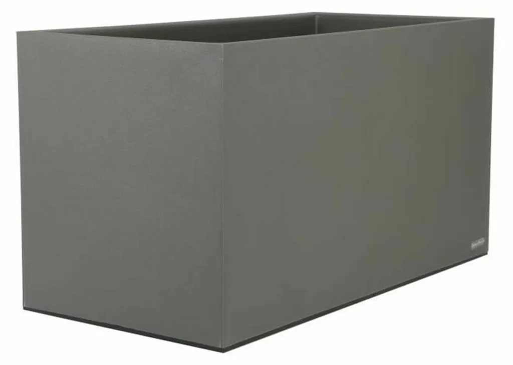 Jardinière Riviera 80 cm pour Balcon et Terrasse Gris Granit Design