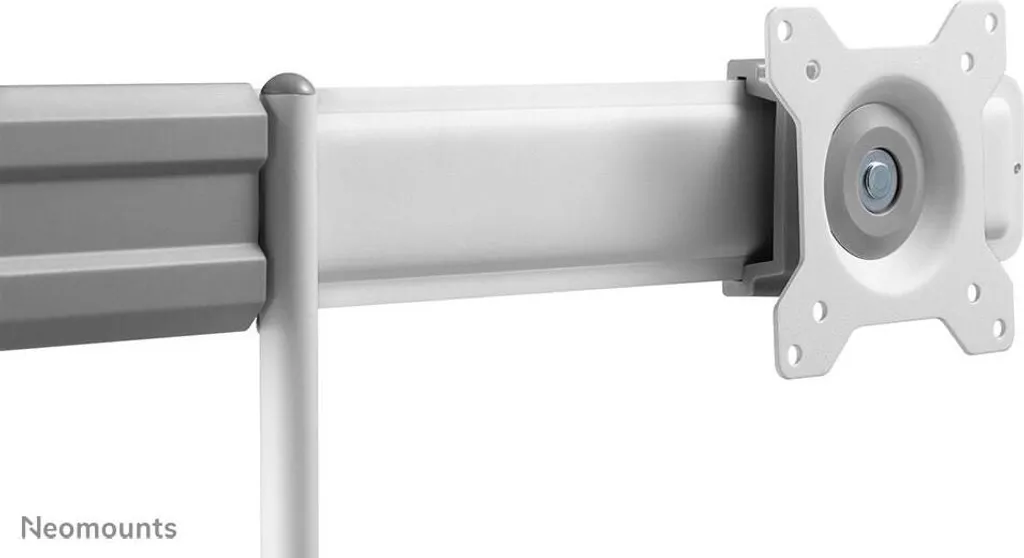 Libérez de l'espace avec le Support 2 Écrans Neomounts TIS Blanc 17-32" - 7