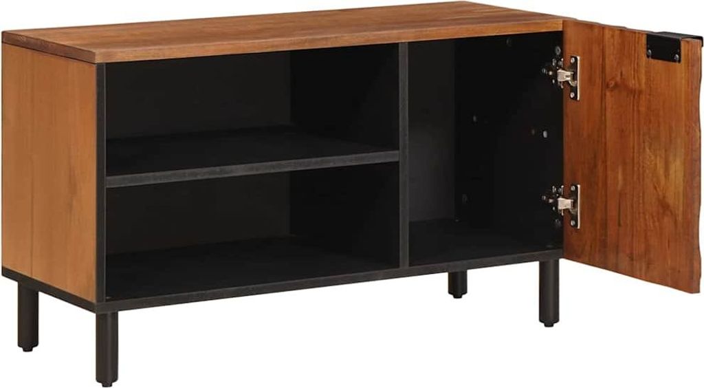 "Winter Sale"TV-Schränk mit Tür Akazienbraune Oberfläche 80x31,5x46 cm - CD- & DVD-Regale - clorisNeu4219286