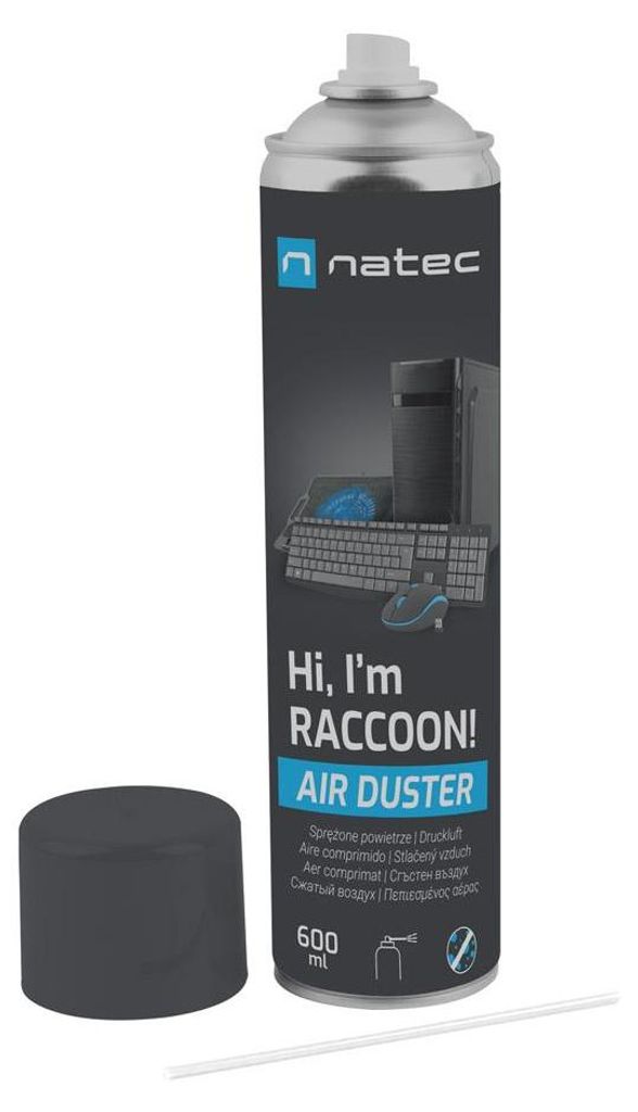 NATEC Sprężone powietrze do czyszczenia Raccoon Air 600 ml Immagine del prodotto 