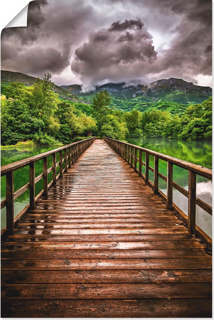 ARTland Poster Weg in die Endlosigkeit Größe: 40x60 cm