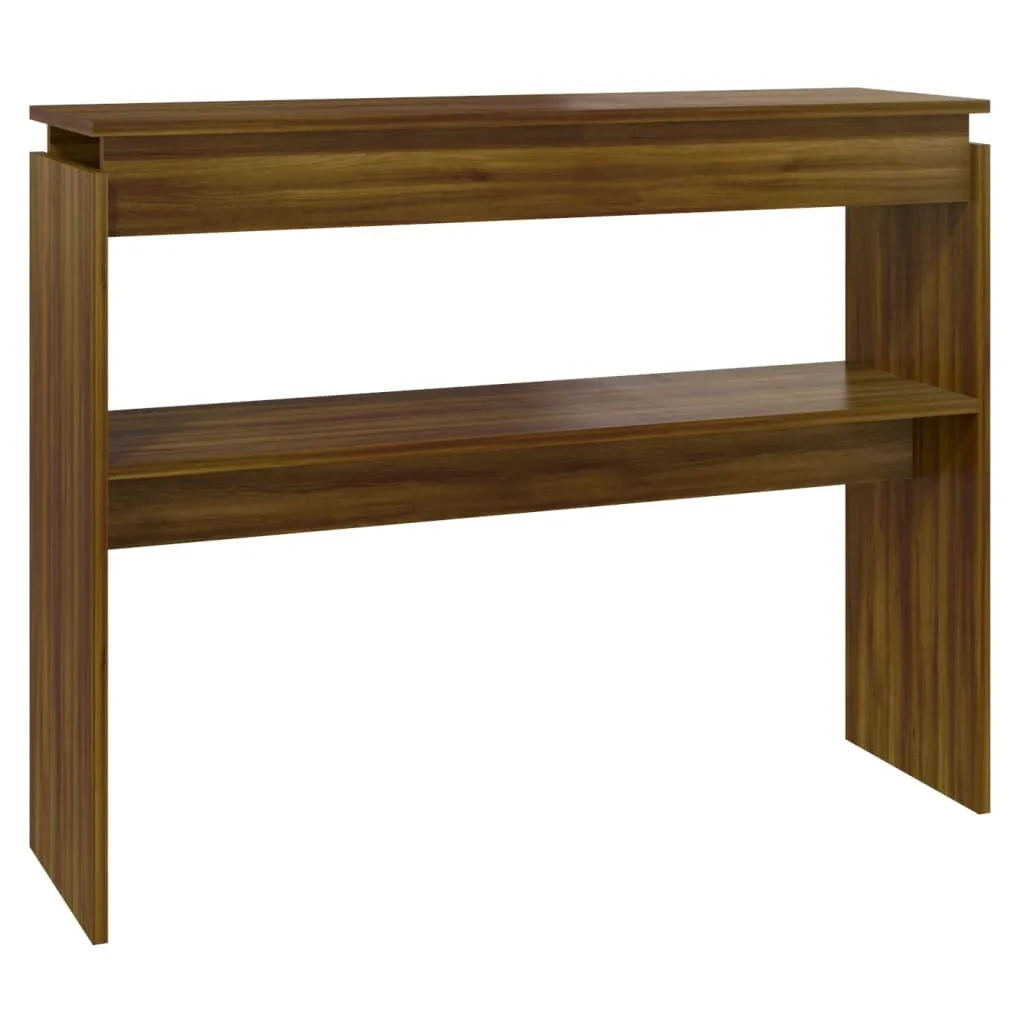 Elegante Consolle Rovere Marrone 102x30x80 cm | Arredo di Classe