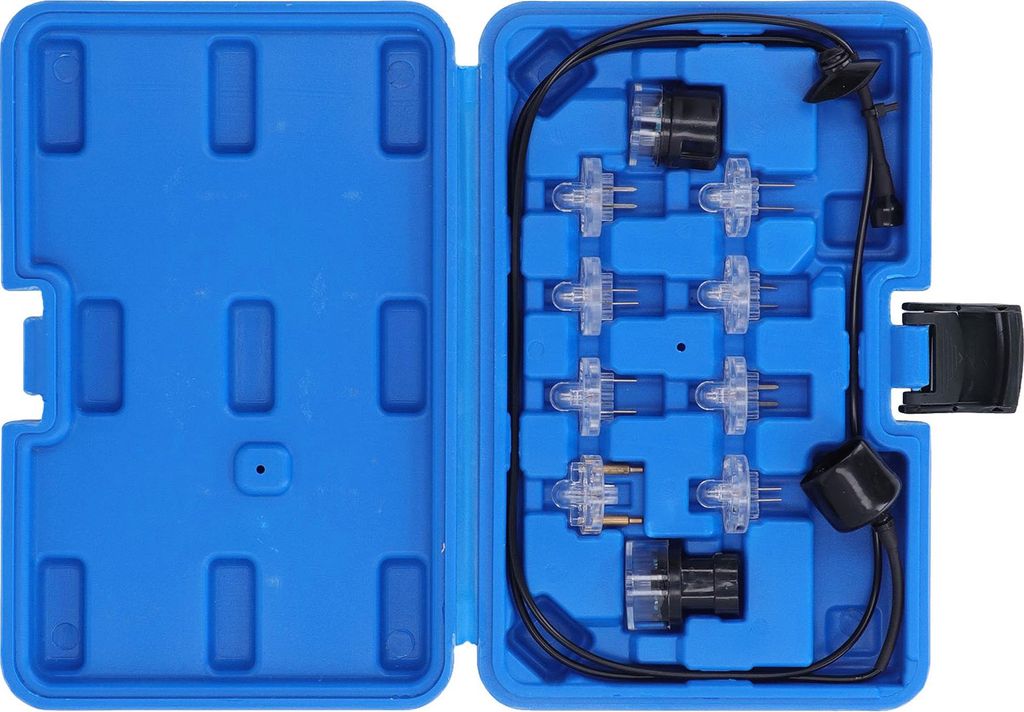 11pcs Noid Light Set Fuel Injector Tester Tool Professional Car Diagnostic Tool mit Aufbewahrungsbox