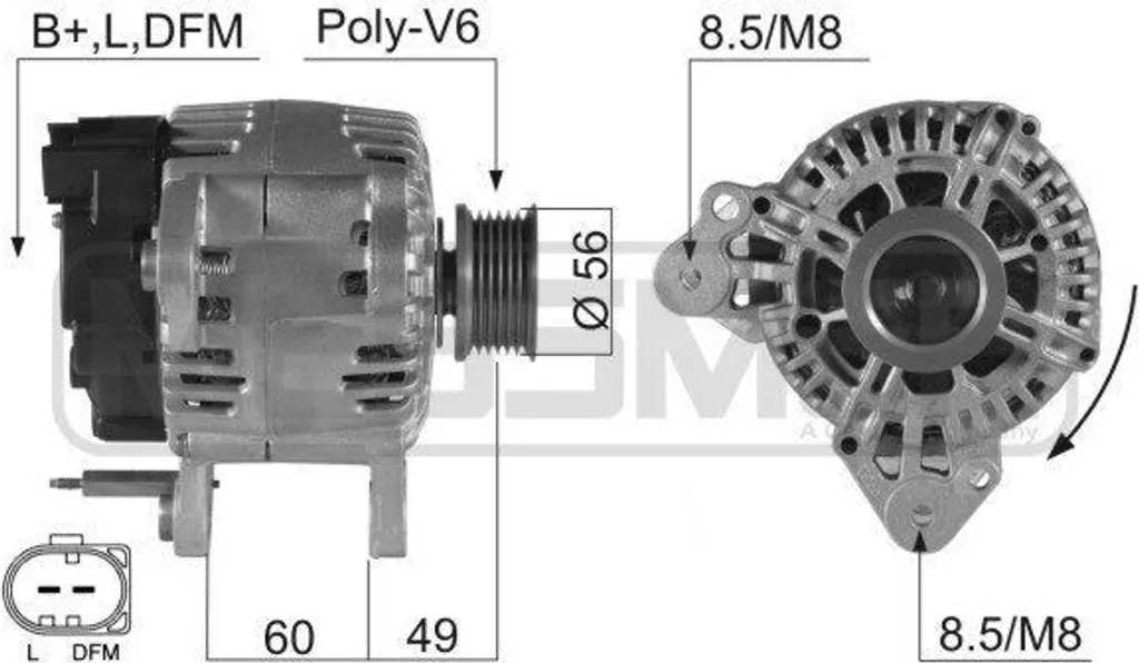 Alternateur 14V Haute Performance pour Seat Ibiza Leon et Skoda Octavia II