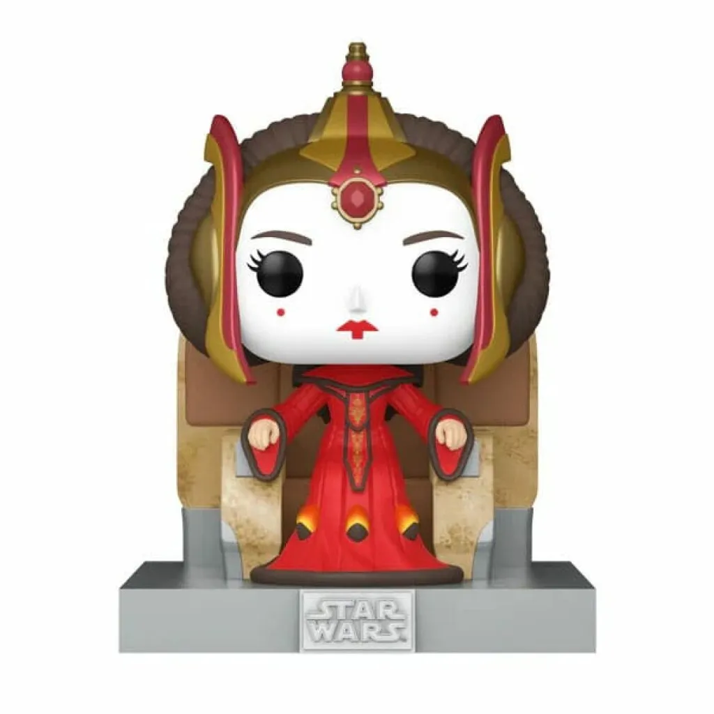 Figurine Pop Deluxe Reine Amidala Star Wars Trône Détails Authentiques