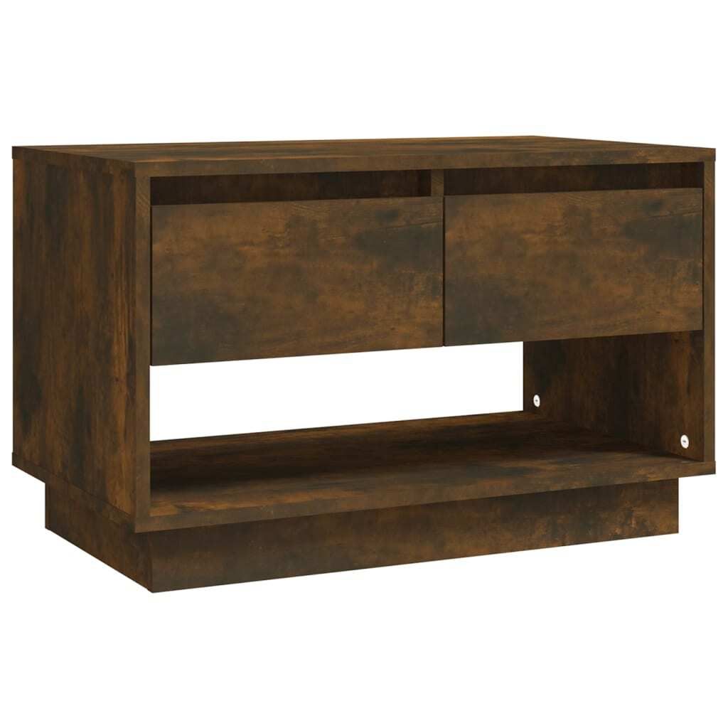vidaXL TV-Schrank Räuchereiche 70x41x44 cm Holzwerkstoff Produktbild 