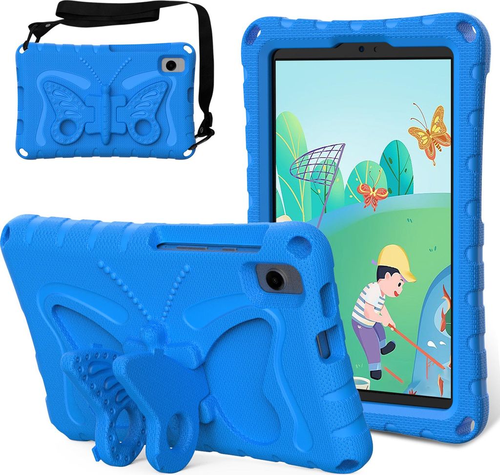 Kinder Hülle für Samsung Galaxy Tab A 8,0-Zoll 2019/Tab A7 Lite 8,7"/Tab A9 8,7" Leicht Stoßfeste EVA Kindgerechtes Schutzhülle mit Schultergur...