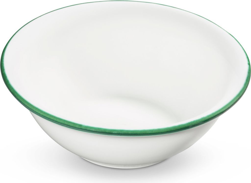 Gmundner Keramik Grüner Rand Salatschüssel 20 cm