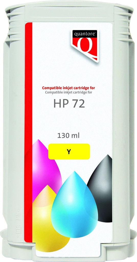 Quantore – Tintenpatronen-Alternative für 72 C9373A Gelb