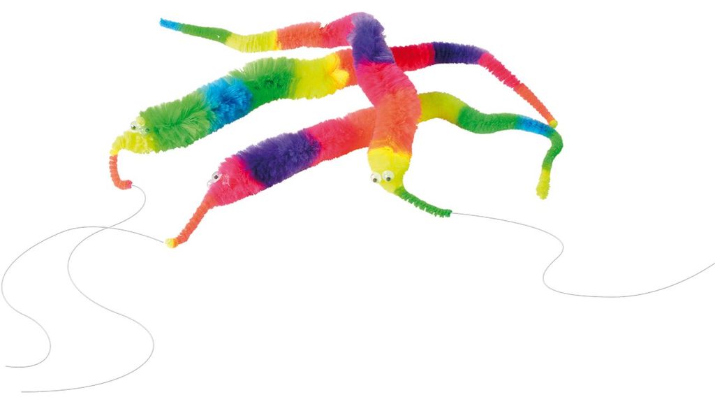Eduplay magischer Wurm Spielzeug Set - 12 Stück buntes Produktbild 