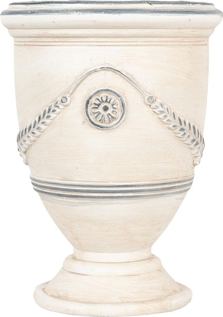 Clayre & Eef Blumentopf Ø 23x31 cm Beige Keramikmaterial