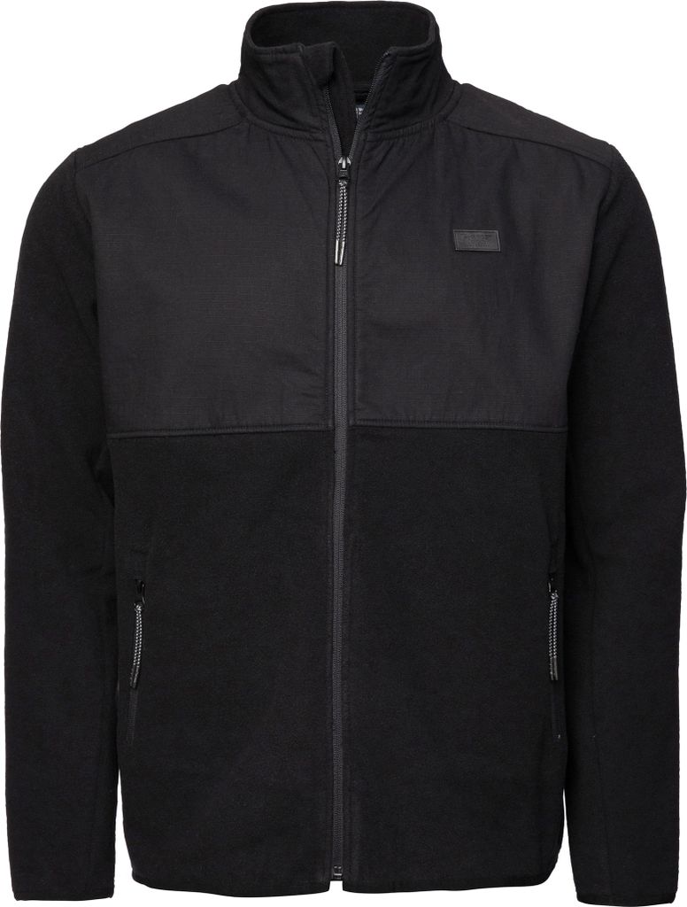 HERO by John Medoox JOEL Herren Fleecejacke Regular Fit M black