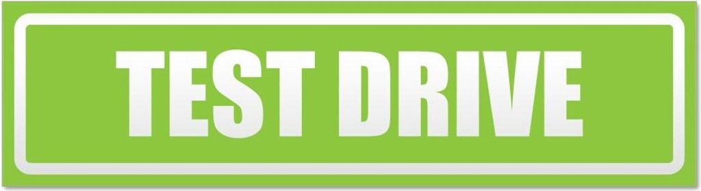 Kiwistar Test Drive invertiert Magnetschild Schild magnetisch - 60cm Lindgrün - Magnetfolie für Auto PKW Kfz
