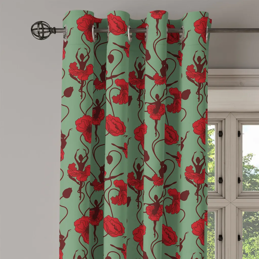 Tenda Artistica Mohn 280x225cm - Stile Danza Classica e Natura - 2