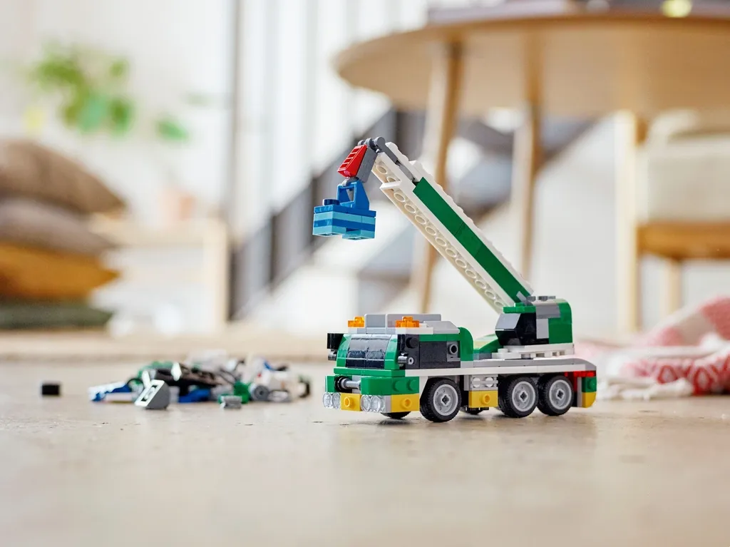 Jeu de construction camion de transport LEGO Creator 3 en 1 modulable - 40