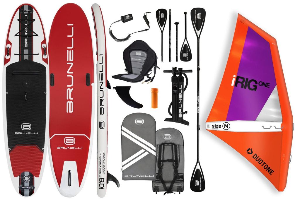 BRUNELLI 10.8 Planche de windsurf et SUP gonflable, kit de Image du produit 