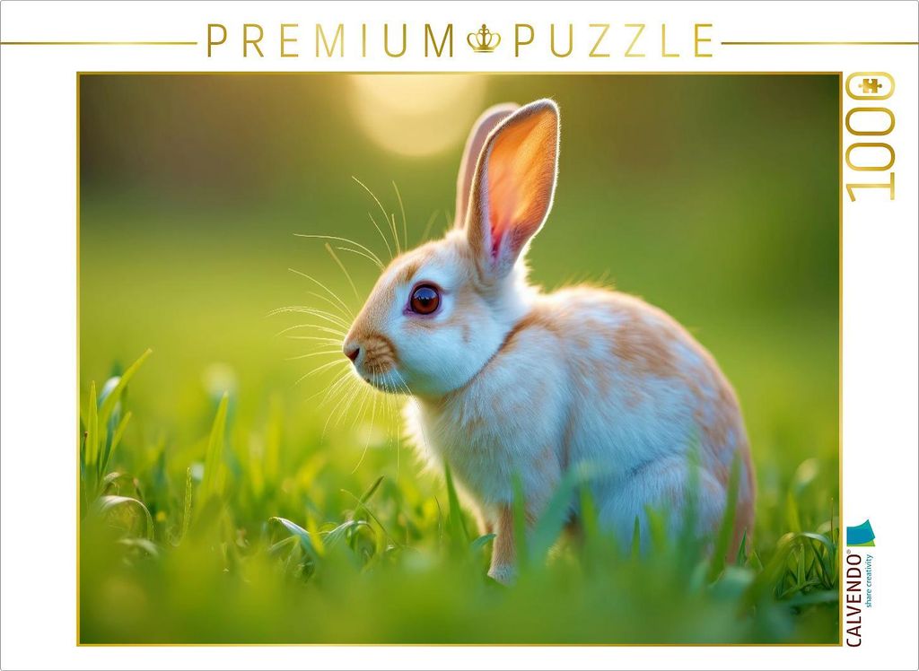 CALVENDO Puzzle Kaninchen, die dein Zuhause wärmen." | 1000 Teile Lege-Größe 64x48cm Foto-Puzzle für glückliche Stunden