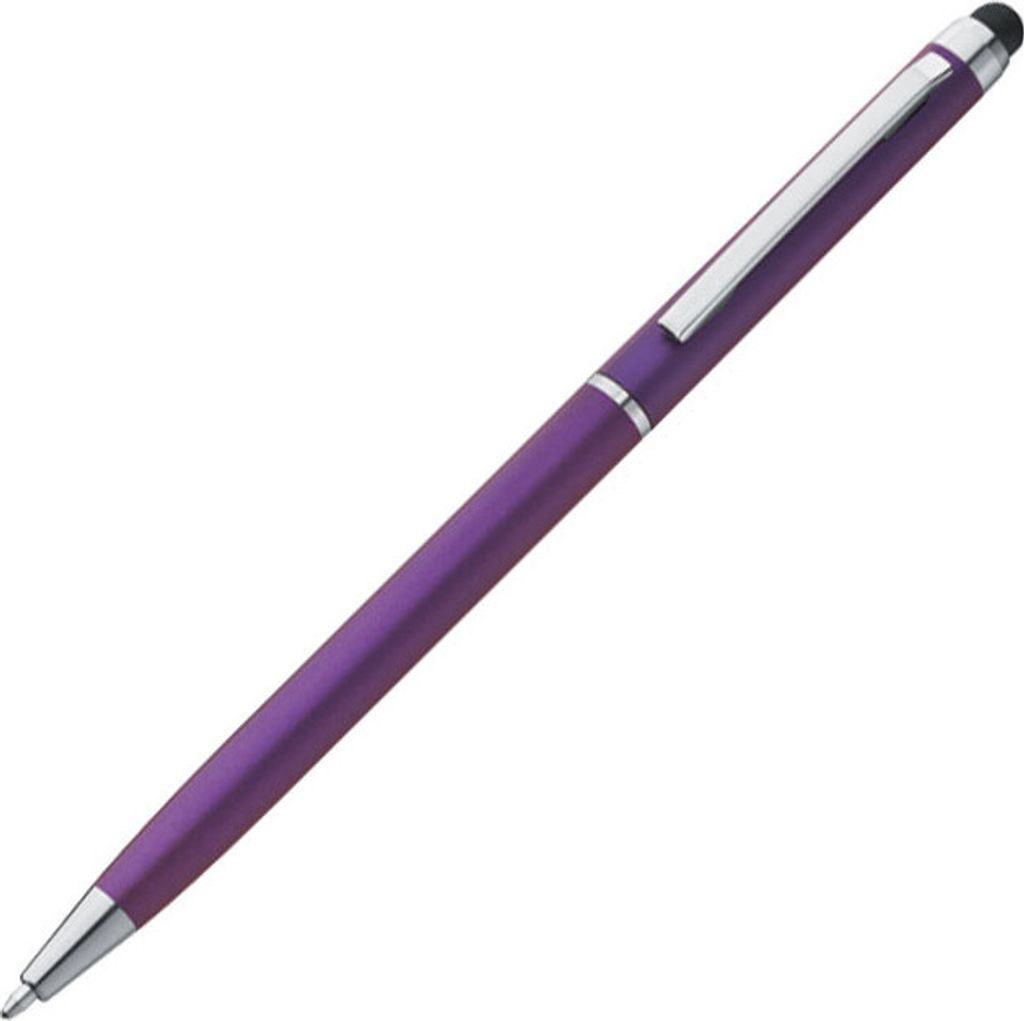 10 Touchpen Kugelschreiber / Farbe: lila