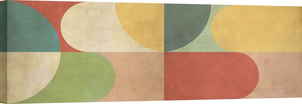 Kunstdruck auf Leinwand im nordischen Stil - Sandro Nava, Northern Horizon - 100x35 cm