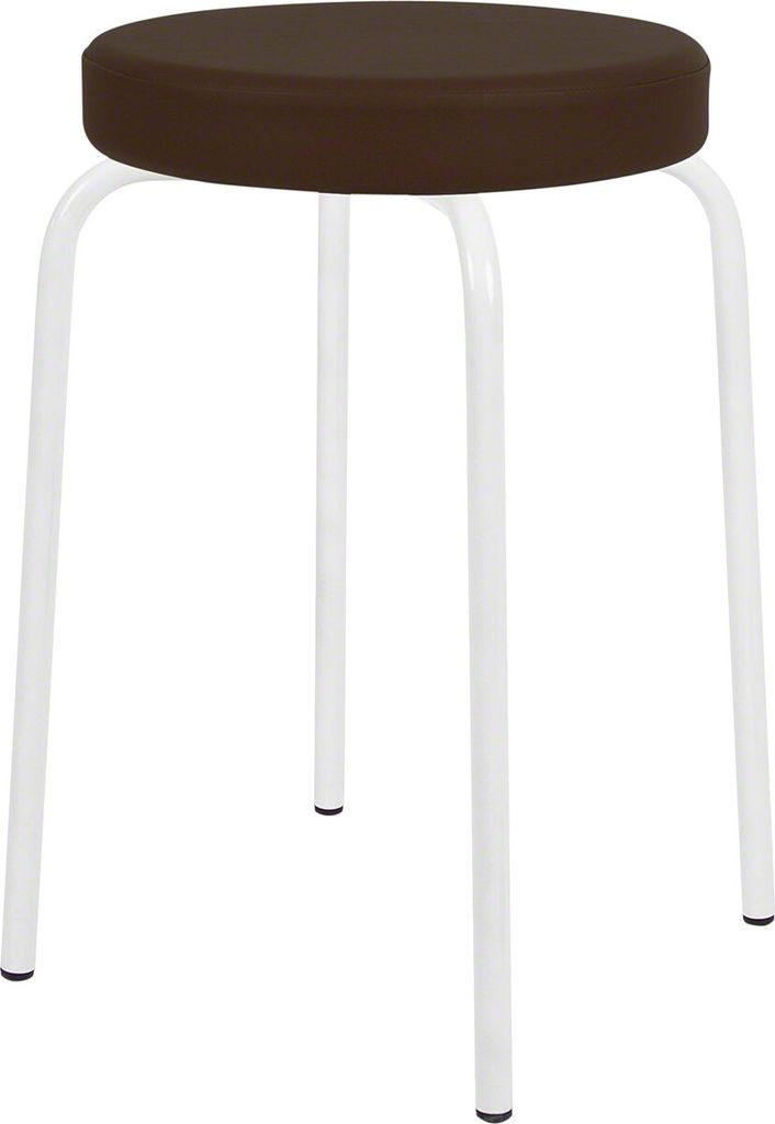 Gymnastikhocker mit Komfort-Polster, Hocker, Stapelhocker, Stapelbar ø 38 cm