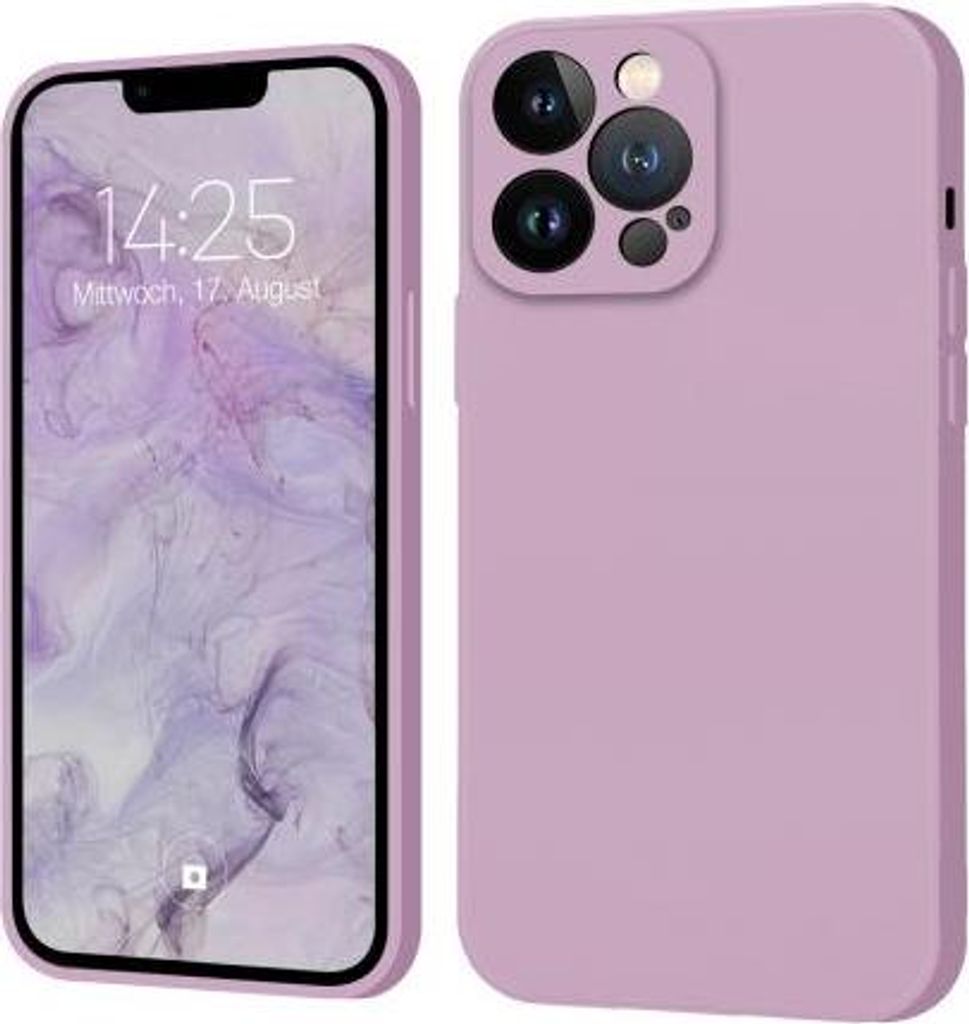 Liquid Silikon Hülle für Apple iPhone 13 Pro - Farbe: Lila Produktbild 