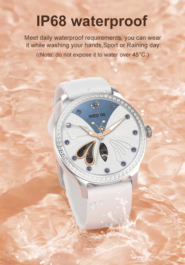 Smartwatch Donna Elegante 1.28" Impermeabile con Funzione Voce - 12