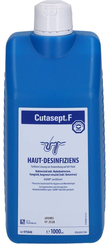 Cutasept F dezinfekční prostředek na kůži, 1000 ml roztoku Obrázek produktu 